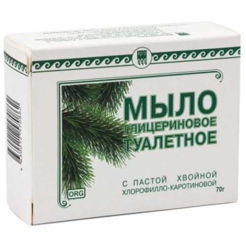 Купить Мыло туалетное глицериновое Фитолон с пастой хвойной хлорофилло-каротиновой  г. Красногорск  
